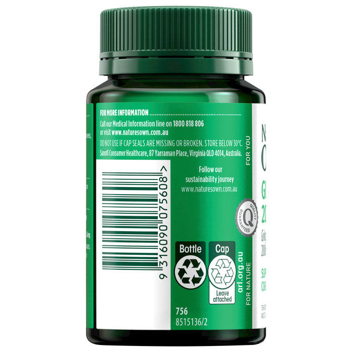 Nature's Own Ginkgo Biloba 2000mg 100 Tablets