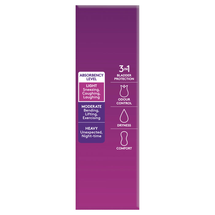 Poise Panty Liners Extra Long 22