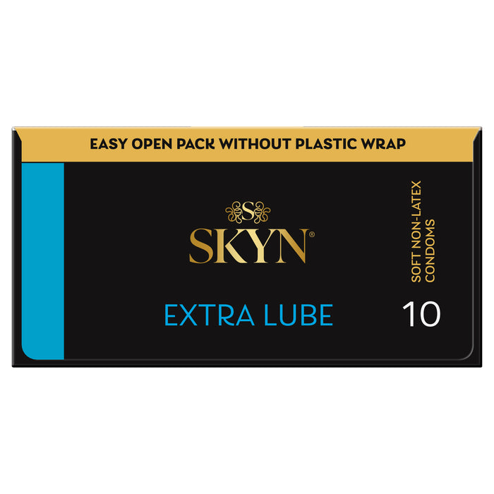 Ansell Lifestyles Condoms Skyn Extra Lube Latex Free 10 Pack