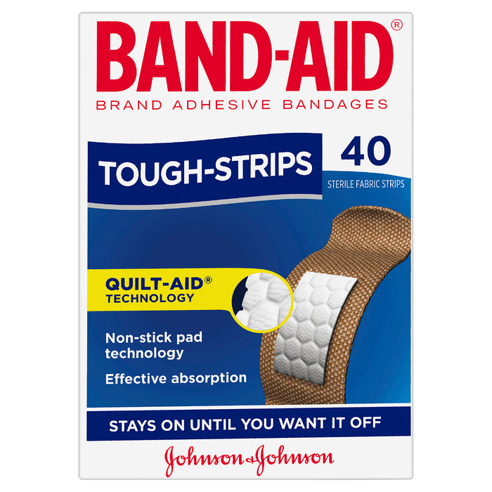 Band-Aid Brand Tough Strips 40.
