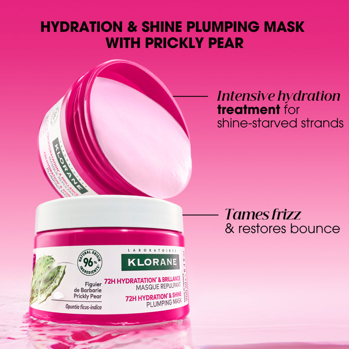 Klorane 72Hr Hydration & Shine Replumping Mask With Prickly Pear 250ml