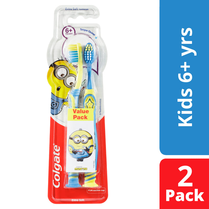 Colgate Toothbrush Youth Minion Soft 2 Pack