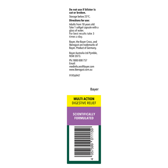 Iberogast IBS & Digestive Relief 30 Softgel Capsules