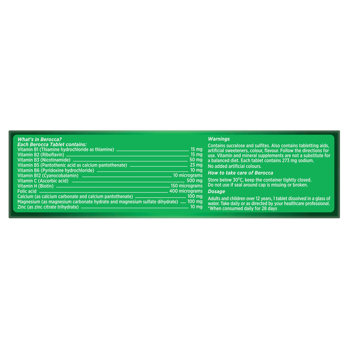 Berocca Energy Original Orange Effervescent Tablets 15
