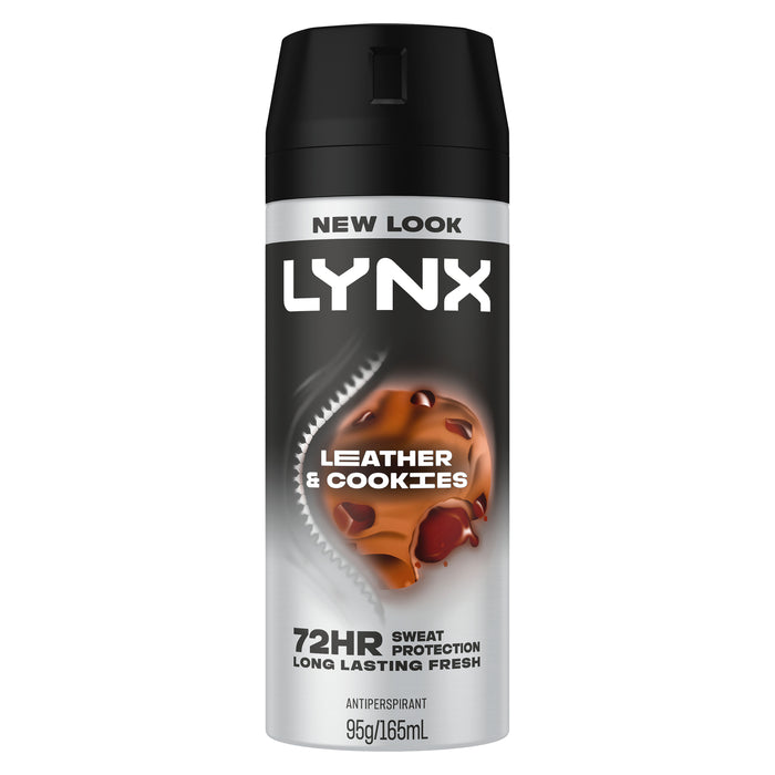Lynx Antiperspirant Deodorant Leather + Cookies 165ml.