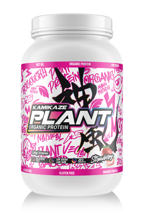 KAMIKAZE PLANT PROTEIN - STRAWBERRY 28 SERVES 1.12KG
