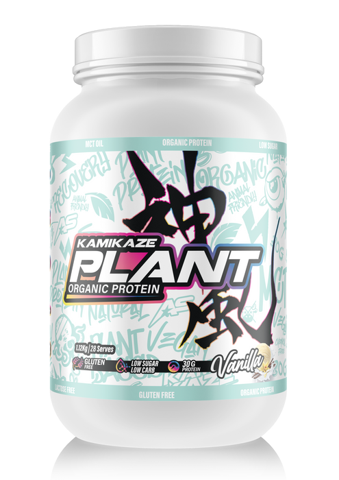 KAMIKAZE PLANT PROTEIN - VANILLA 28 SERVES 1.12KG