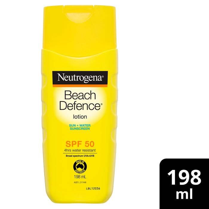 Neutrogena Beach Defence Sunscreen Lotion SPF50 198ml.