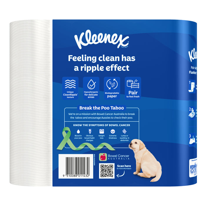 Kleenex Complete Toilet Tissues 9 Pack