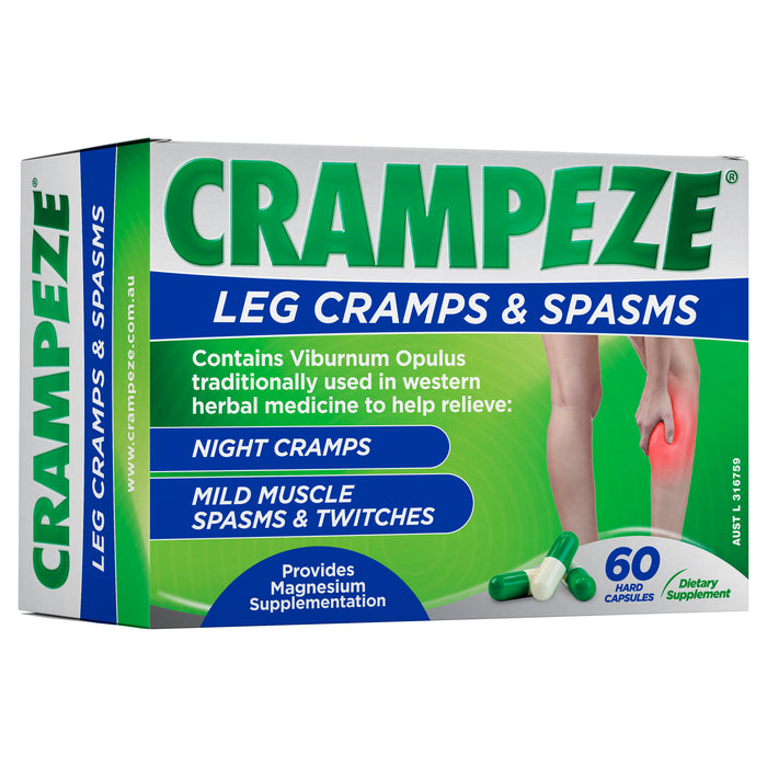 Lacorium Crampeze Night Cramps 60 Capsules.