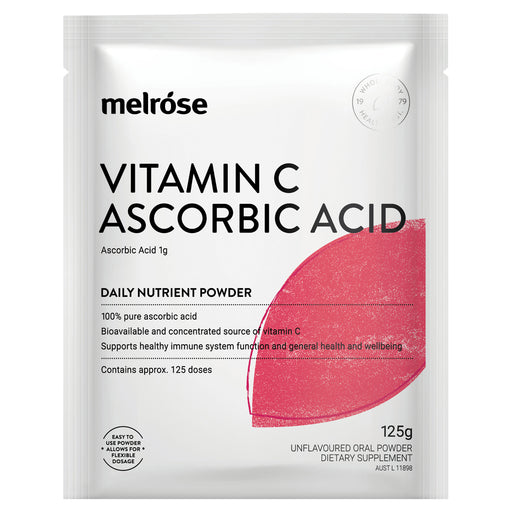 Melrose Vitamin C Ascorbic Acid 125g.