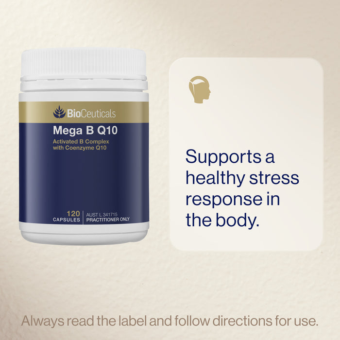 Bioceuticals Mega B Q10 120 Soft Capsules