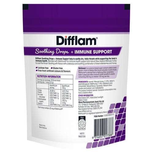 Difflam Soothing Drops + Immune Support 20