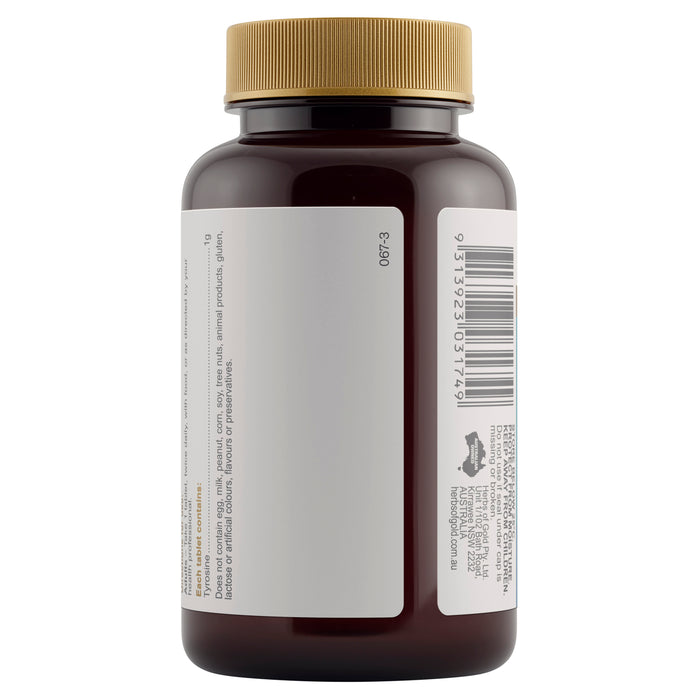 Herbs Of Gold Tyrosine 1000 60 Capsules
