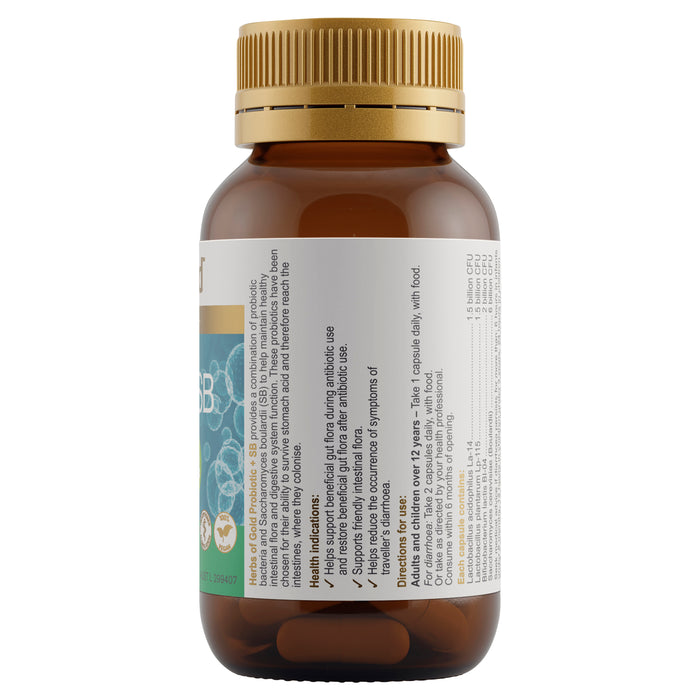 Herbs Of Gold Probiotic + SB 60 Capsules