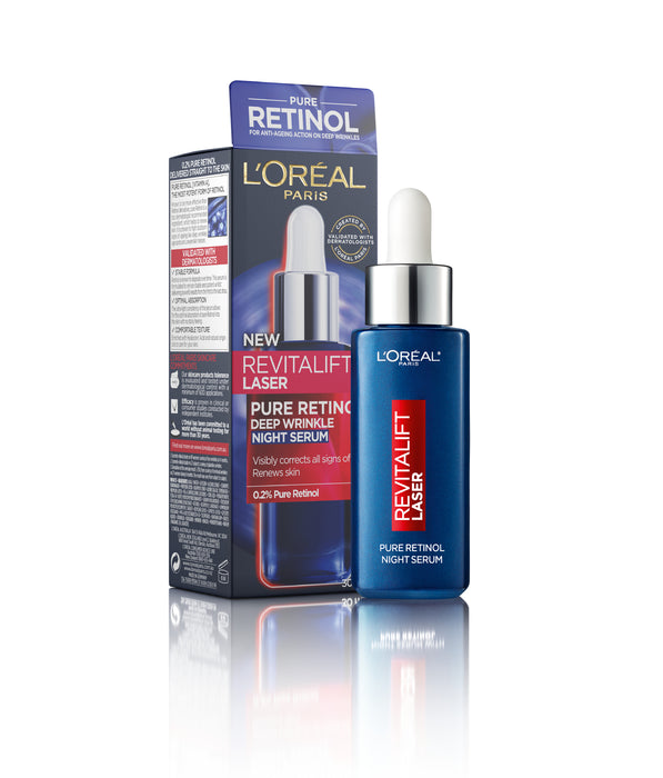 L'Oreal Revitalift Laser Retinol Night Serum 30ml.