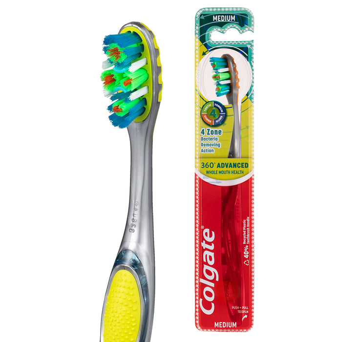 Colgate Toothbrush 360 Advanced Medium 1 Pack.