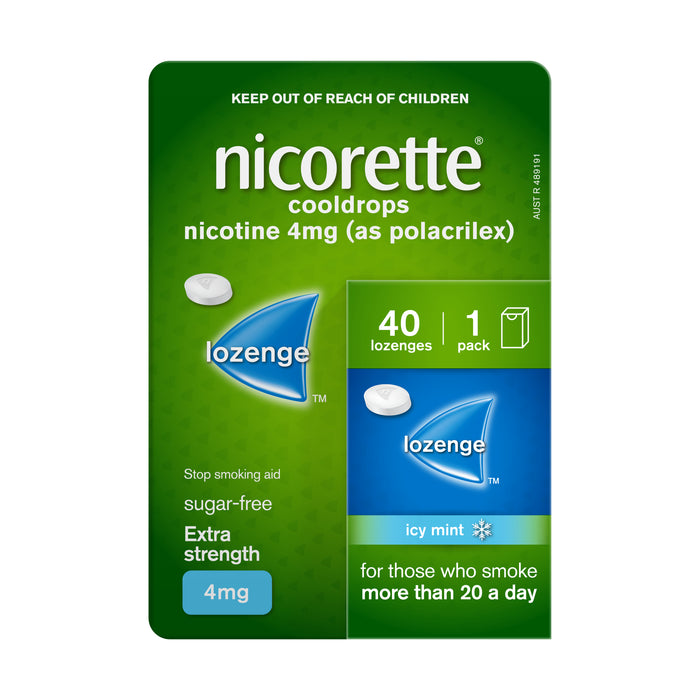Nicorette Cool Drops Lozenge 4mg 40