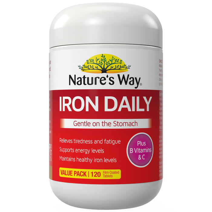 Nature's Way Daily Iron 120 Tablets