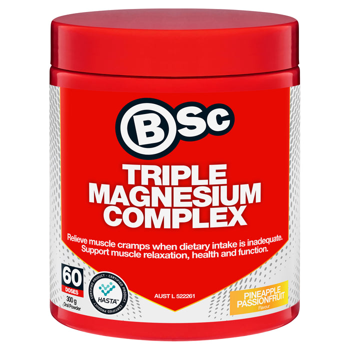 BSc Triple Magnesium Complex Pineapple Passionfruit 300g