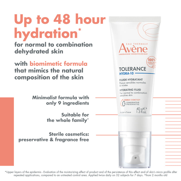 Avene Tolerance Hydra-10 Hydrating Fluid 40ml