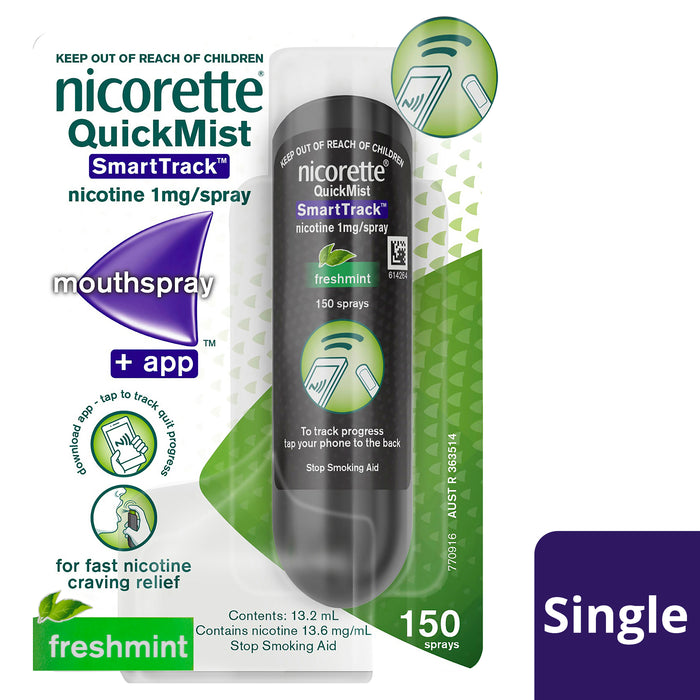 Nicorette Quick Mist Smart Track Freshmint 1x150