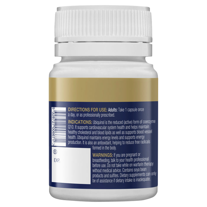 Bioceuticals Ubiquinol Bioactive 150mg 30 Soft Capsules