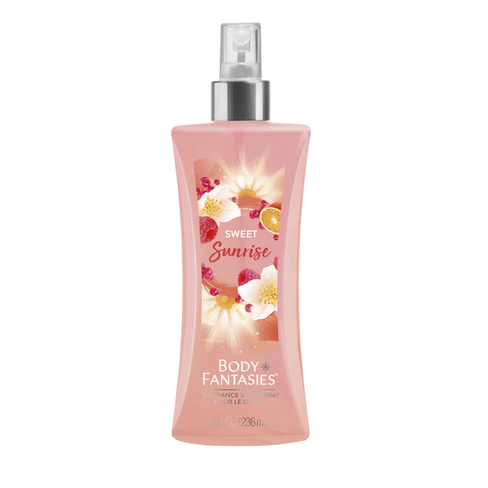 Body Fantasies Sweet Sunrise Fragrance Body Spray Travel Set