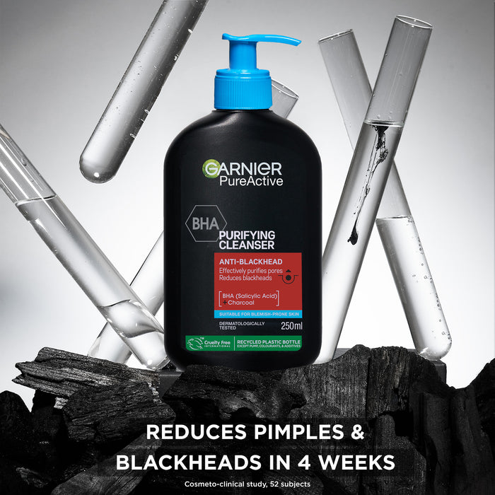 Garnier Skin Active Pure Active Deep Charcoal Cleanser 250ml