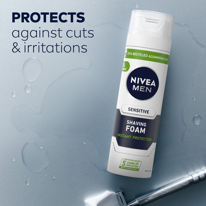 Nivea Men Sensitive Shave Foam 200ml