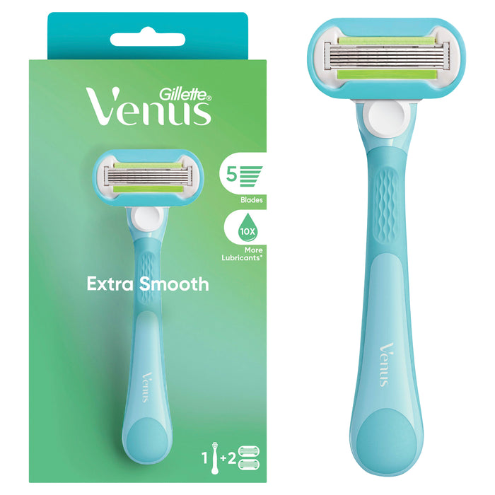 Gillette Venus Extra Smooth Razor + 2 Cartridge