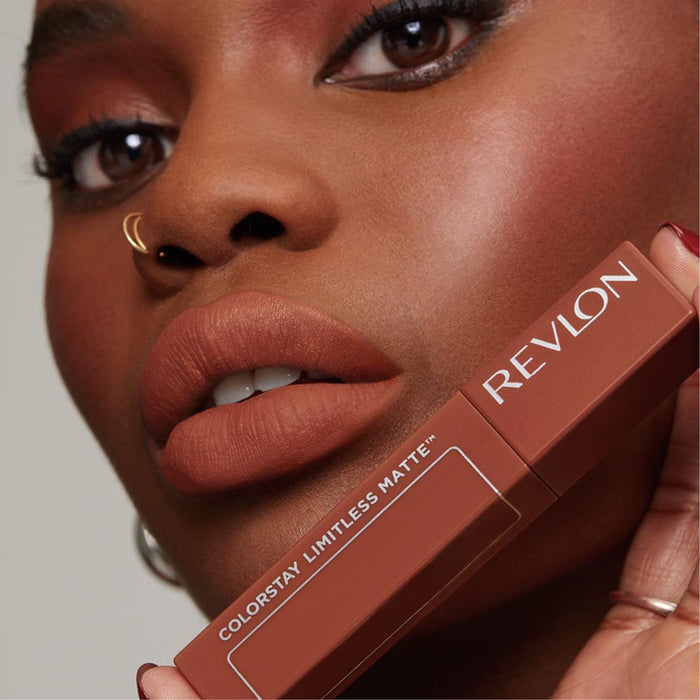 Revlon Colorstay Limitless Matte Lipcolor Model Behaviour 004