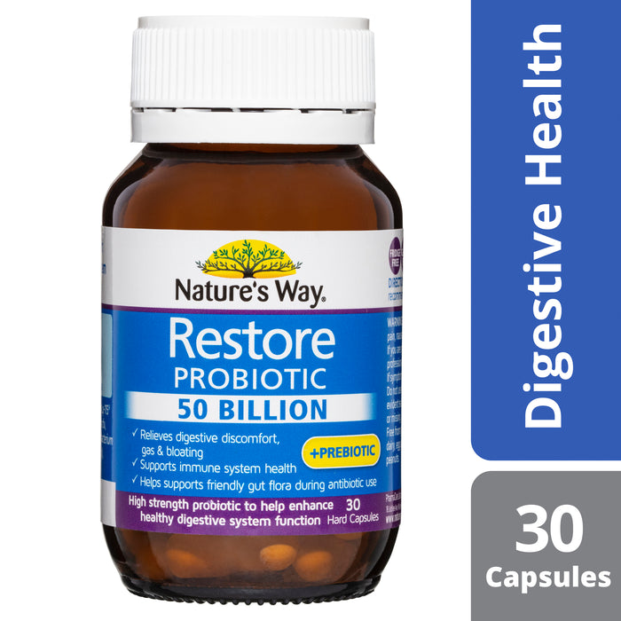 NW RESTORE PROBIOTIC 50 BILLION 30 CAP.