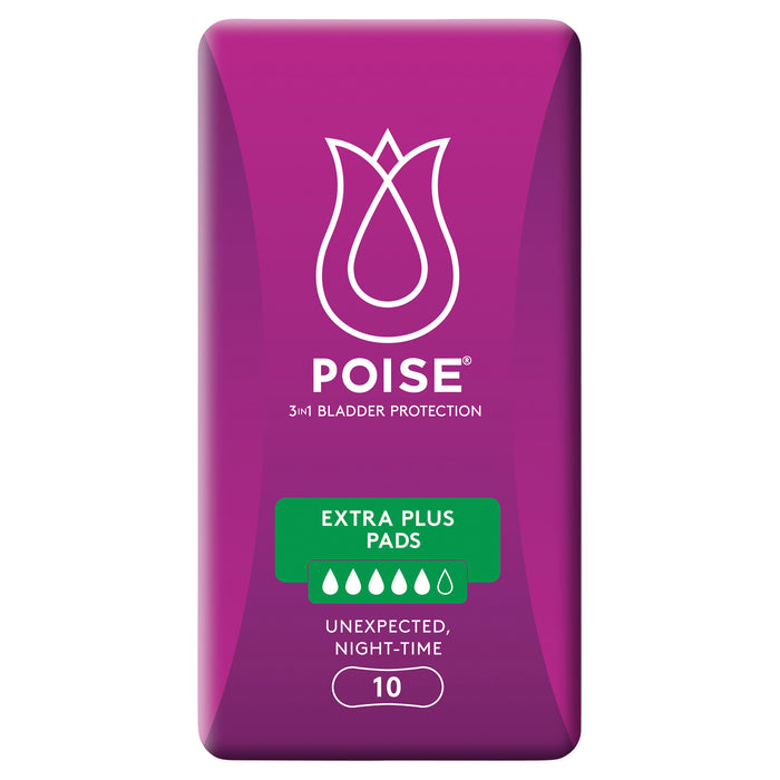 Poise Pads Extra Plus Absorbency 10.