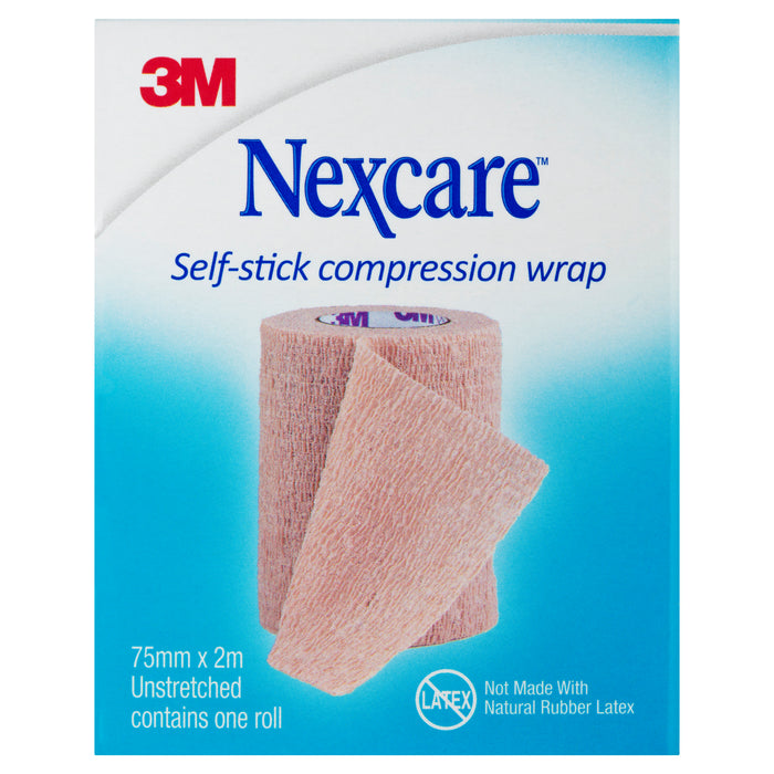 Nexcare No Hurt Wrap 75mm X 2m Unstretched.