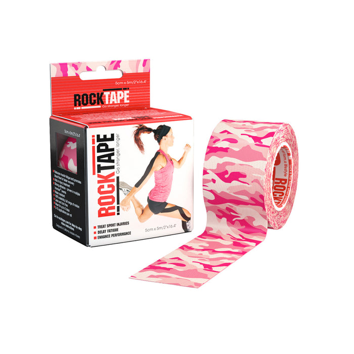 RockTape 5cm x 5m Camo Pink