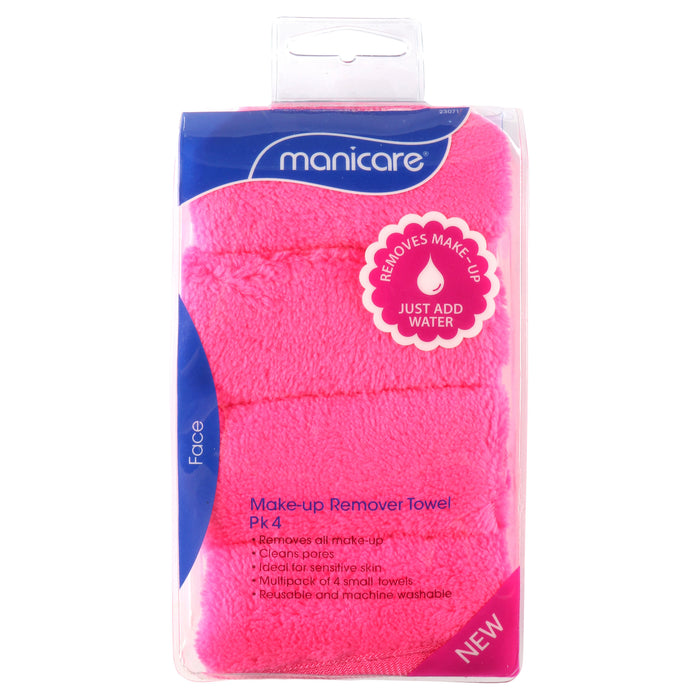 Manicare Make-Up Remover Towel Pk4.