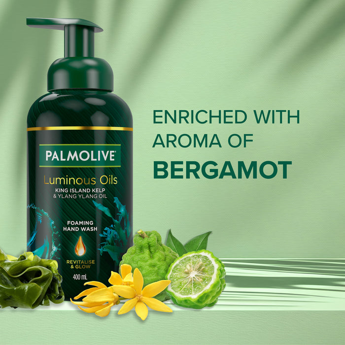 Palmolive Foaming Hand Wash Luminous Oils Kelp & Ylang Ylang 400ml