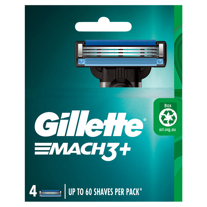 Gillette Mach 3 Cartridge 4Pk.