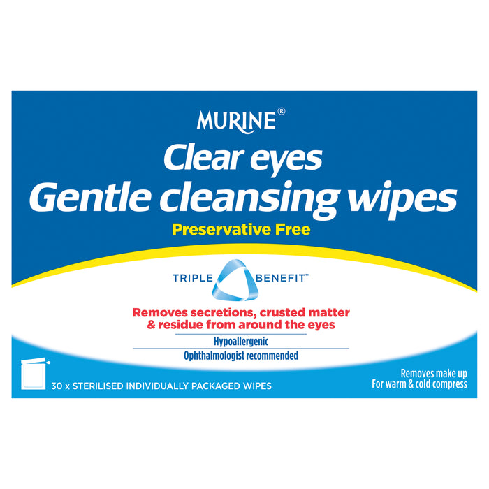 Murine Clear Eyes Wipes 30