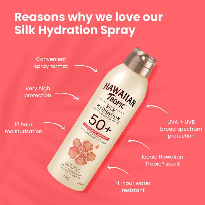 Hawaiian Tropic Silk Hydration Spray SPF50+ 175g