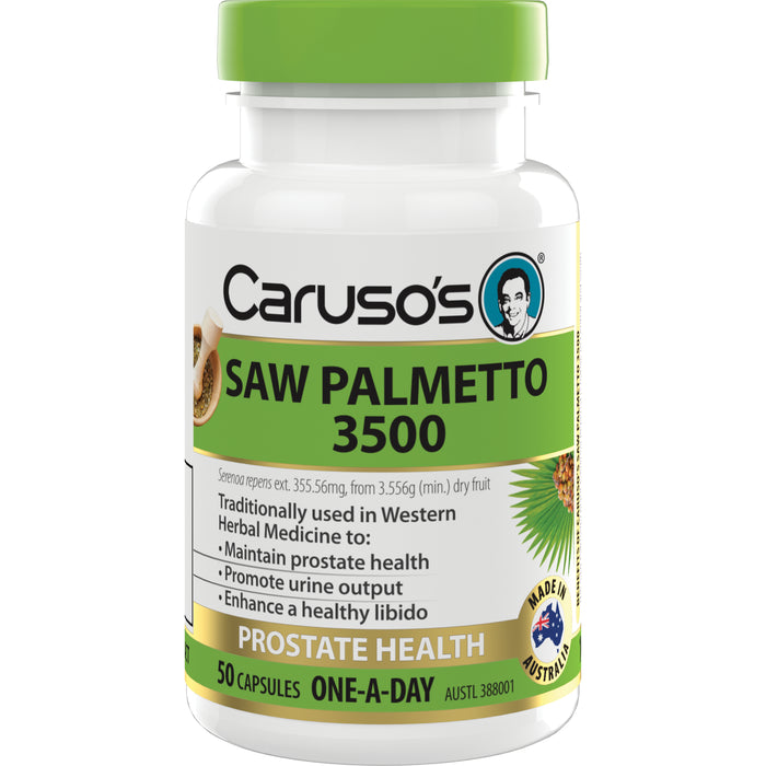 Caruso's Herbal Saw Palmetto Tablets 50