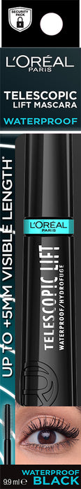 LÓreal Telescopic Lift Mascara Waterproof Black (carded)