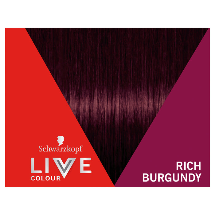 Schwarzkopf Live Colour Rich Burgundy Hair Colour