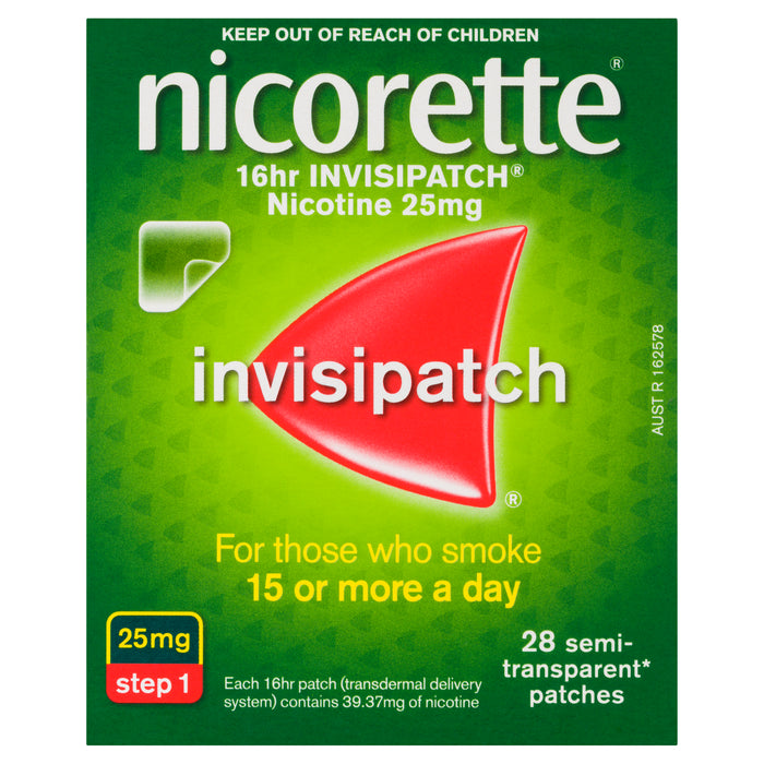 Nicorette InvisiPatch 25mg 28 Days