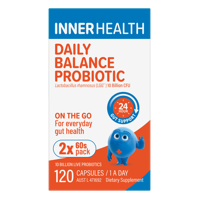 Inner Health Daily Balance Probiotics 120 Capsules