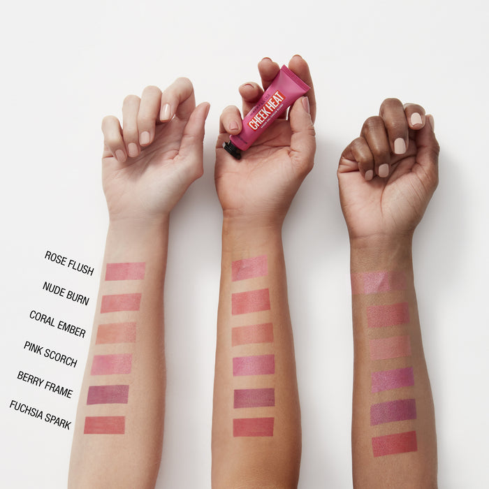 Maybelline Cheek Heat Blush Pink Scorch