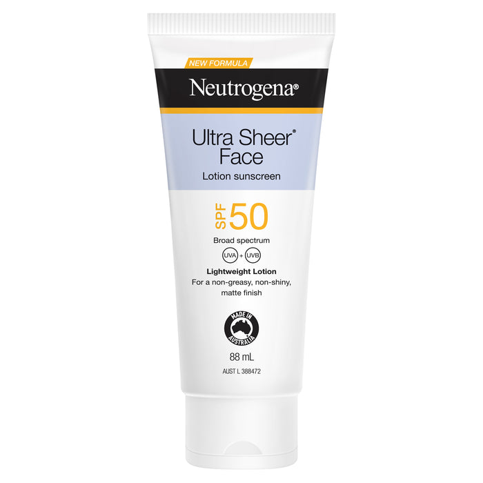Neutrogena Ultra Sheer Face Lotion SPF50+ 88ml.