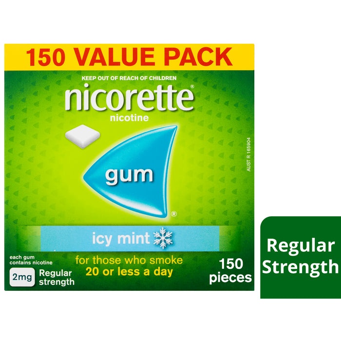 Nicorette Gum Icy Mint 2mg 150