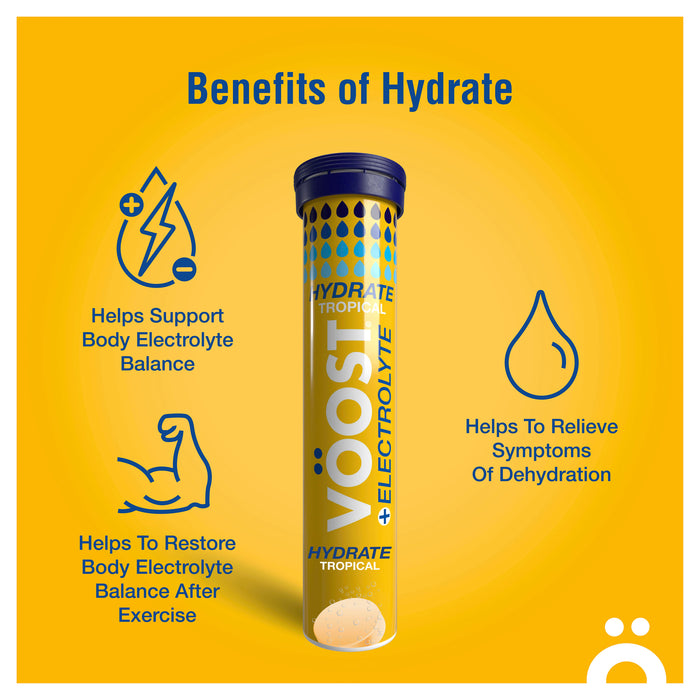 Voost Hydrate Tropial 20 Effervescent Tablets